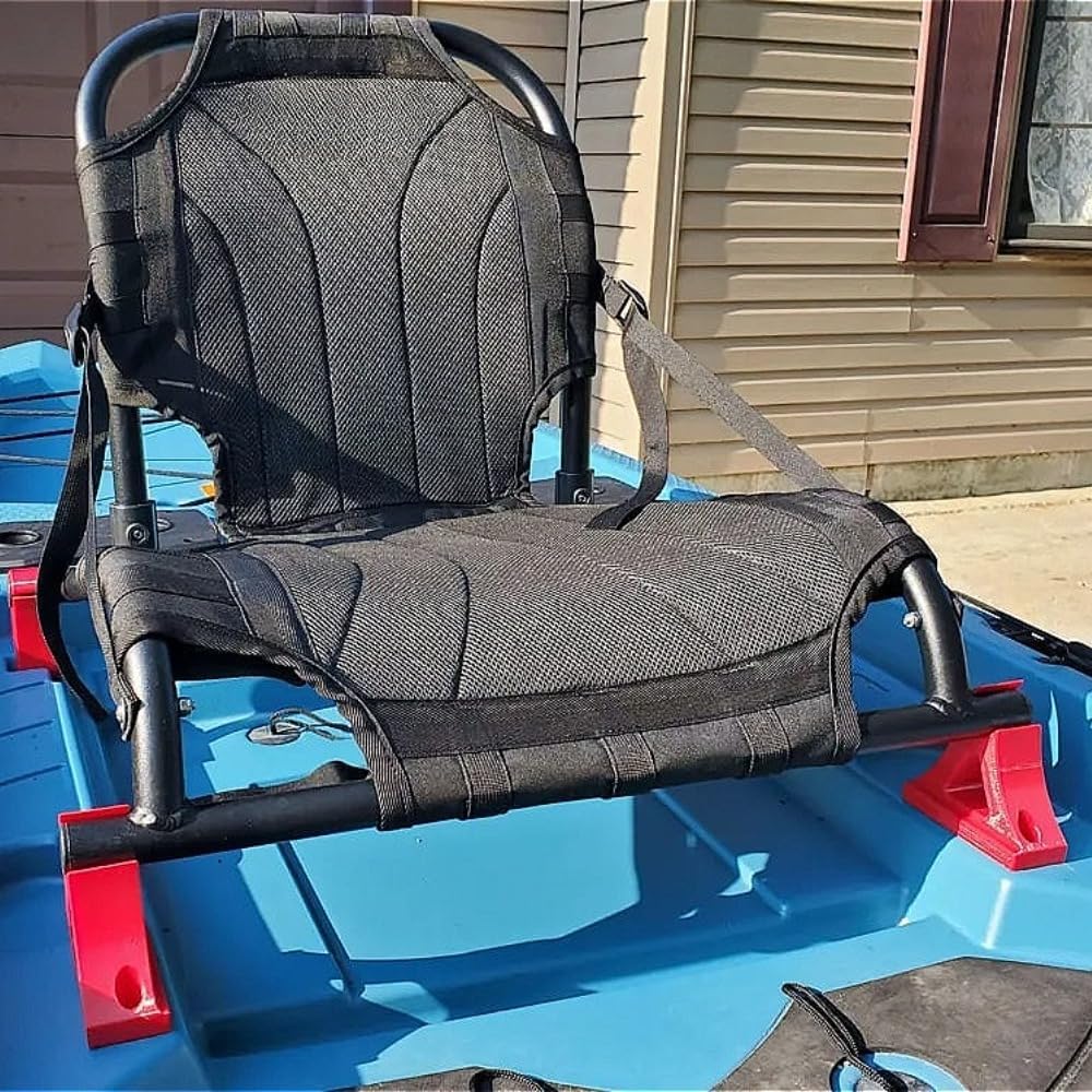 2-inch Kayak Seat Booster Kit for Lifetime Manta Angler - Reuses Original Hardware, Easy Installation