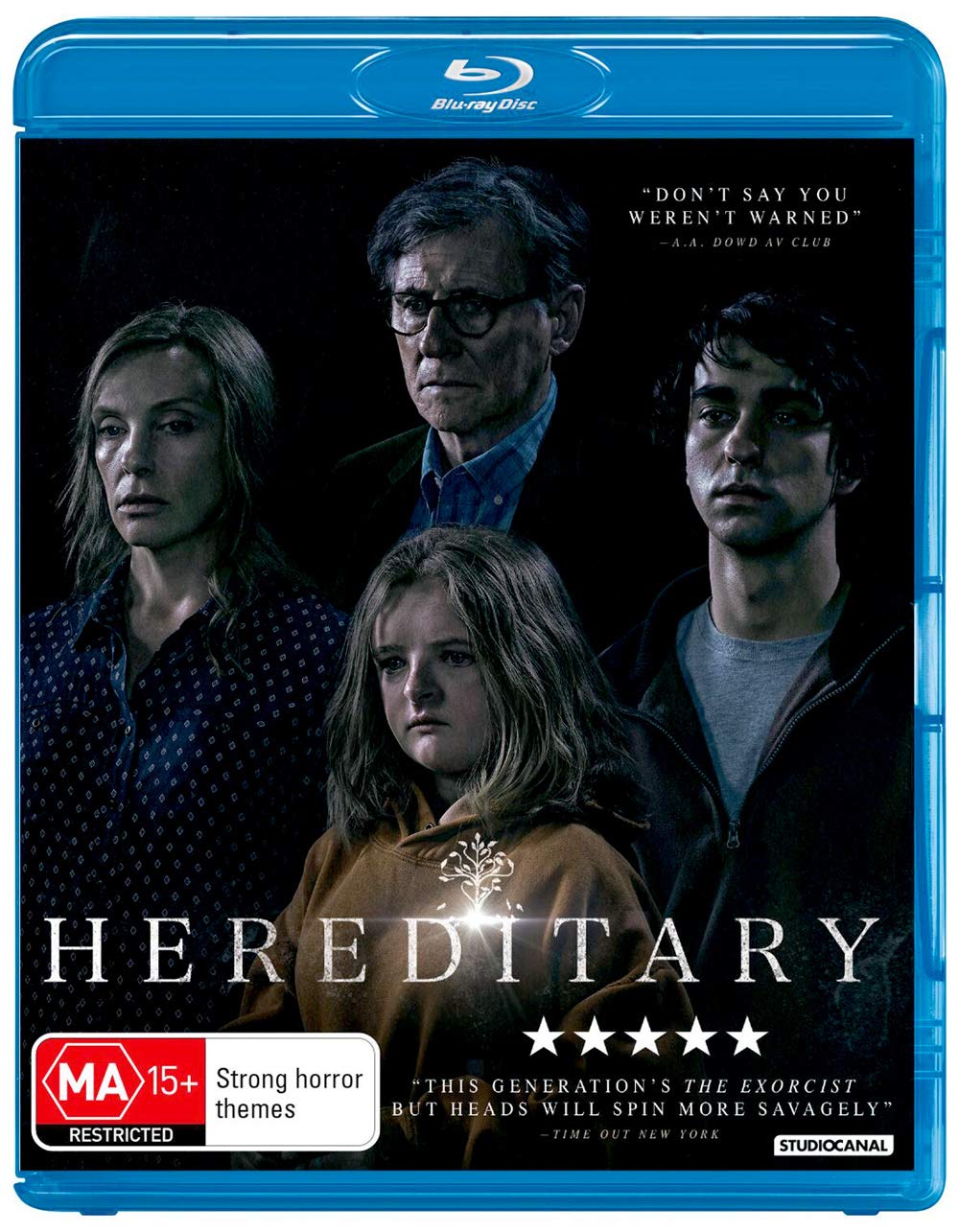 Hereditary formato Blu-ray edición Región B con audio de alta fidelidad