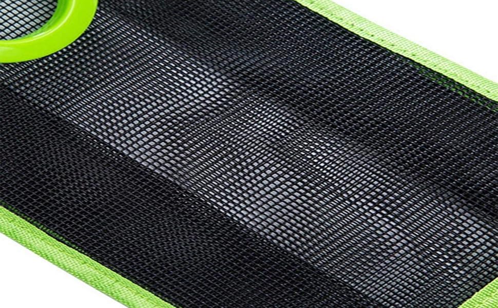 Image of Mesh Plastic Home Recycle Breathable Hanging Bags Storage Holder For Garbage Big, Trash Bags Organizer, Shopping Pocket Hanging Containers For Kitchen Carrier Bag Holder. (MultiColor)