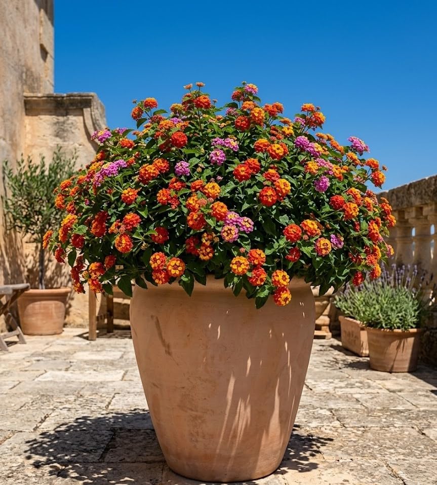 GartenGees Pflanzkübel - Vase - XXL - Pflanzgefäß Terracotta frostfest 4 Größen wählbar (55cm Höhe)