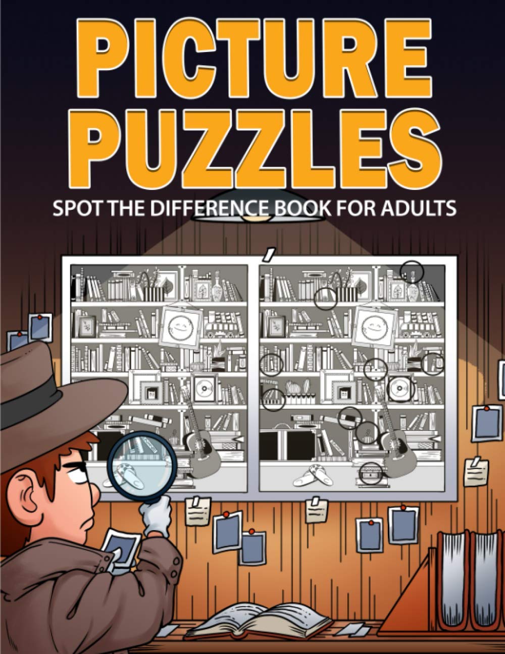 Picture Puzzles: Spot the Difference Book for Adults Paperback – Illustrated, September 15, 2020