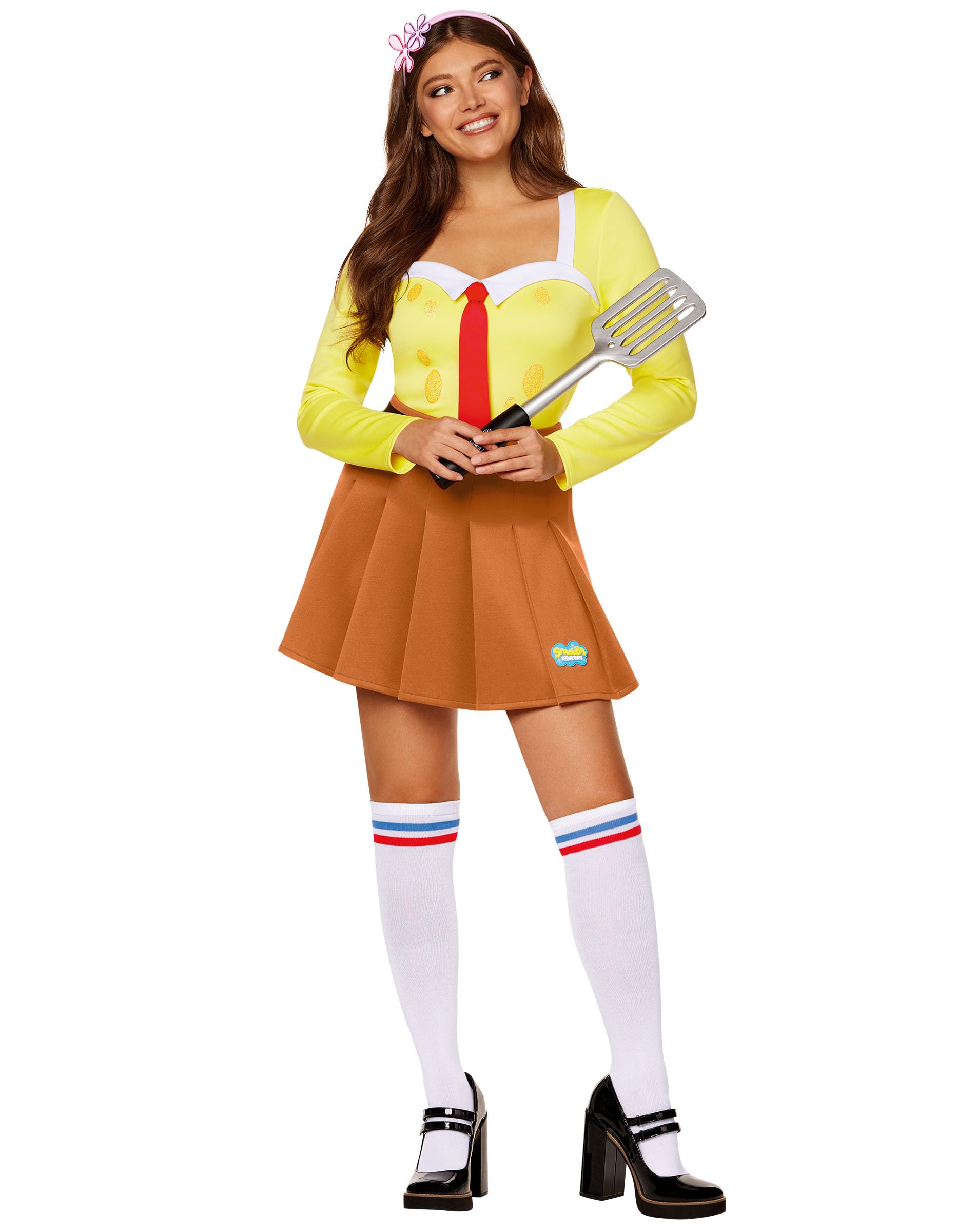 Spirit Halloween SpongeBob SquarePants Adult Dress Costume | Officially licensed | SpongeBob Outfit