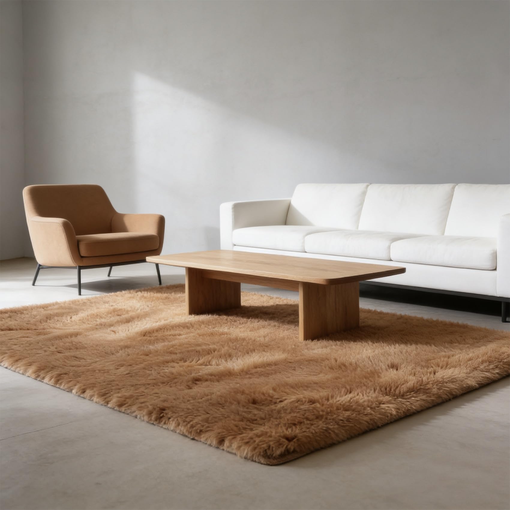 Tapis de salon facile à entretenir pour en finir avec les sols froids et glissants