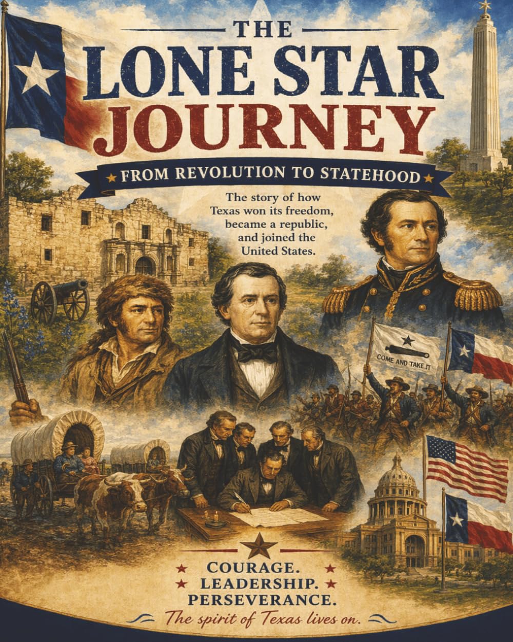 The Lone Star Journey: From Revolution to Statehood (Texas History Adventures for Young Readers)