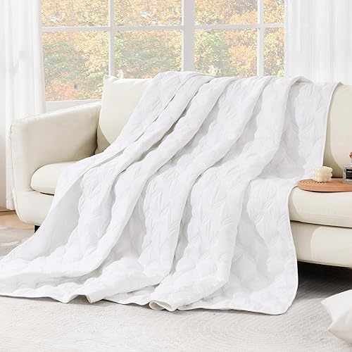 Miniatura 6 de Litanika - Juego de edredón extragrande, ligero, para verano, decoración de cama para todas las estaciones, 3 piezas, Super King, 120 x 120