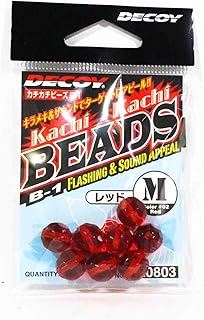 Katsuichi B-1 Decoy Ticking Beads, M, Red