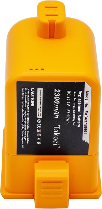 Replacement Battery for LG Cord Zero A9/A9+/Plus A905M A907GMS A9 MAX A9MASTER2X A958/SK/SA EAC63758601 EAC63382208 Vacuum Battery