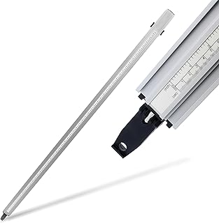 DCT Aluminum Pro Grip Clamp Straight Edge Wood Cutting Table Saw Guide, 50in / 127cm – Circular, Rotary, Jig, Router Silver