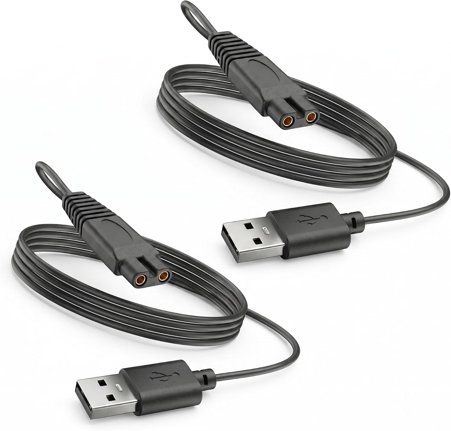 2 PCS USB Charger Cord for Freebird Head Shaver Charge Cord