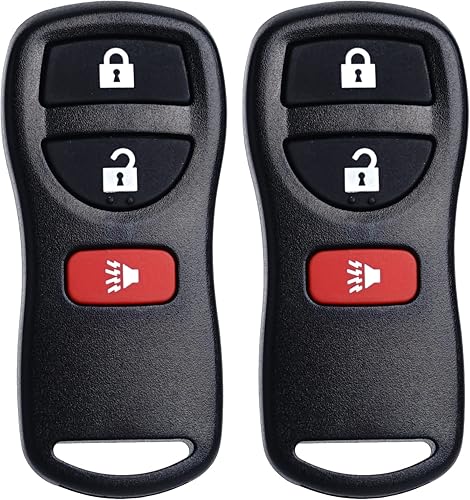 Miniatura 2 de Llavero de repuesto con control remoto de entrada sin llave para Nissan Xterra Titan Armada Frontier 2002-2019 Quest Sentra Murano Pathfinder Versa