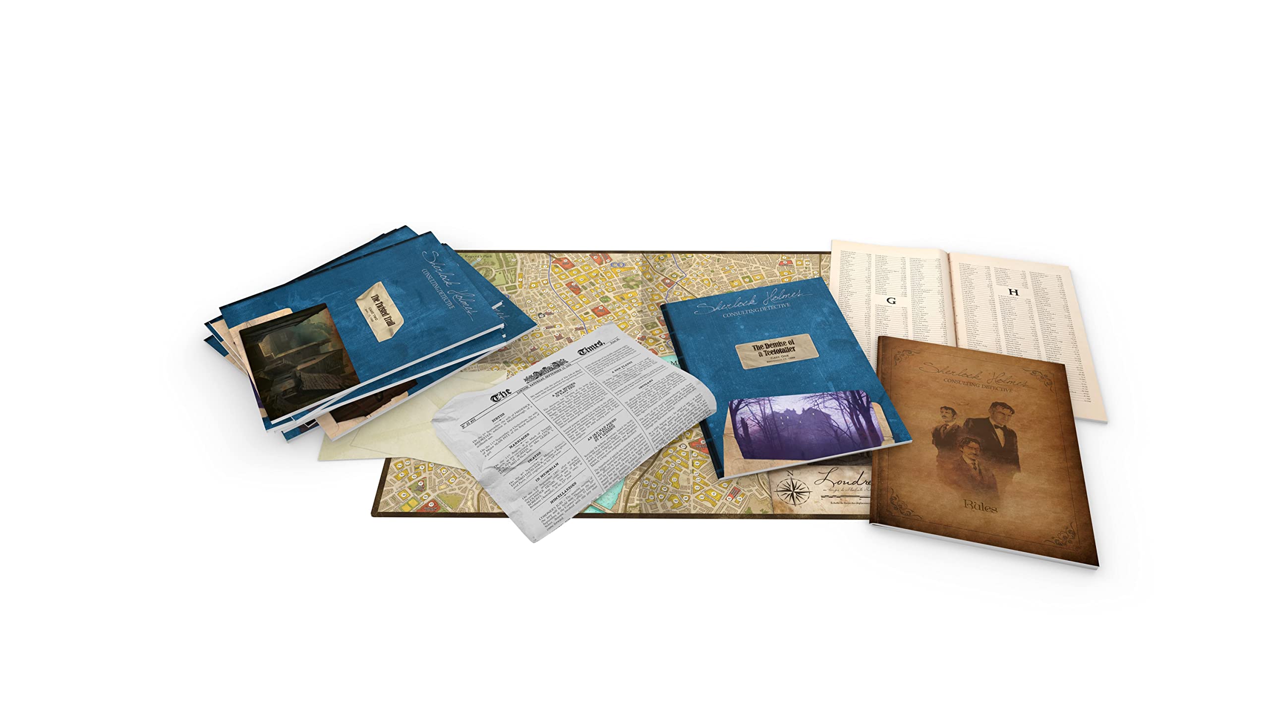 Asmodee, Sherlock Holmes Consulente Investigativo: Carlton House & Queen's Park, Gioco da Tavolo Investigativo, 1-8 Giocatori, 14+ Anni, Edizione in Italiano