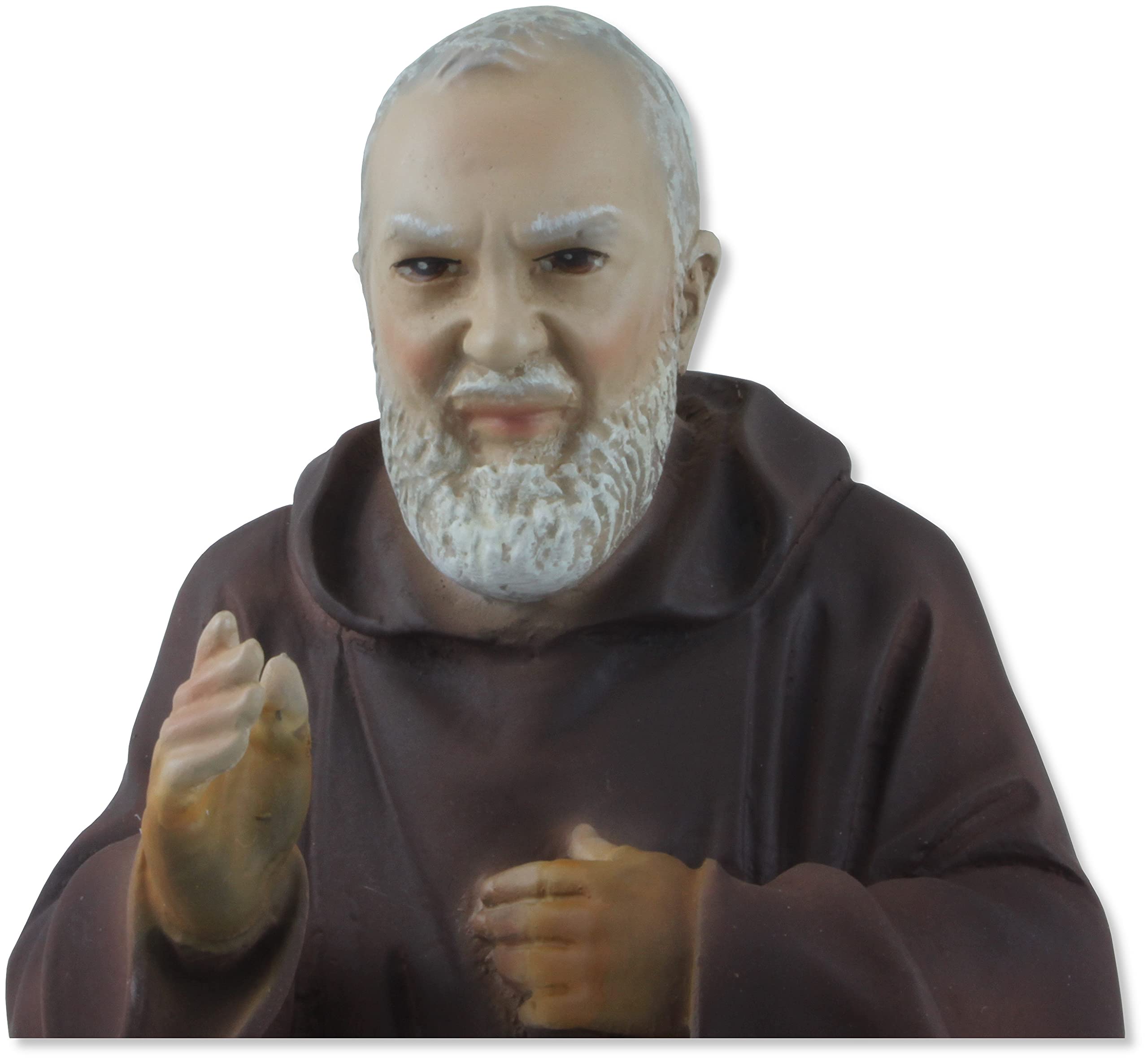 Estatua de San Pío (Padre PIO) de Pietrelcina en Resina cm 30 - Made in Italy