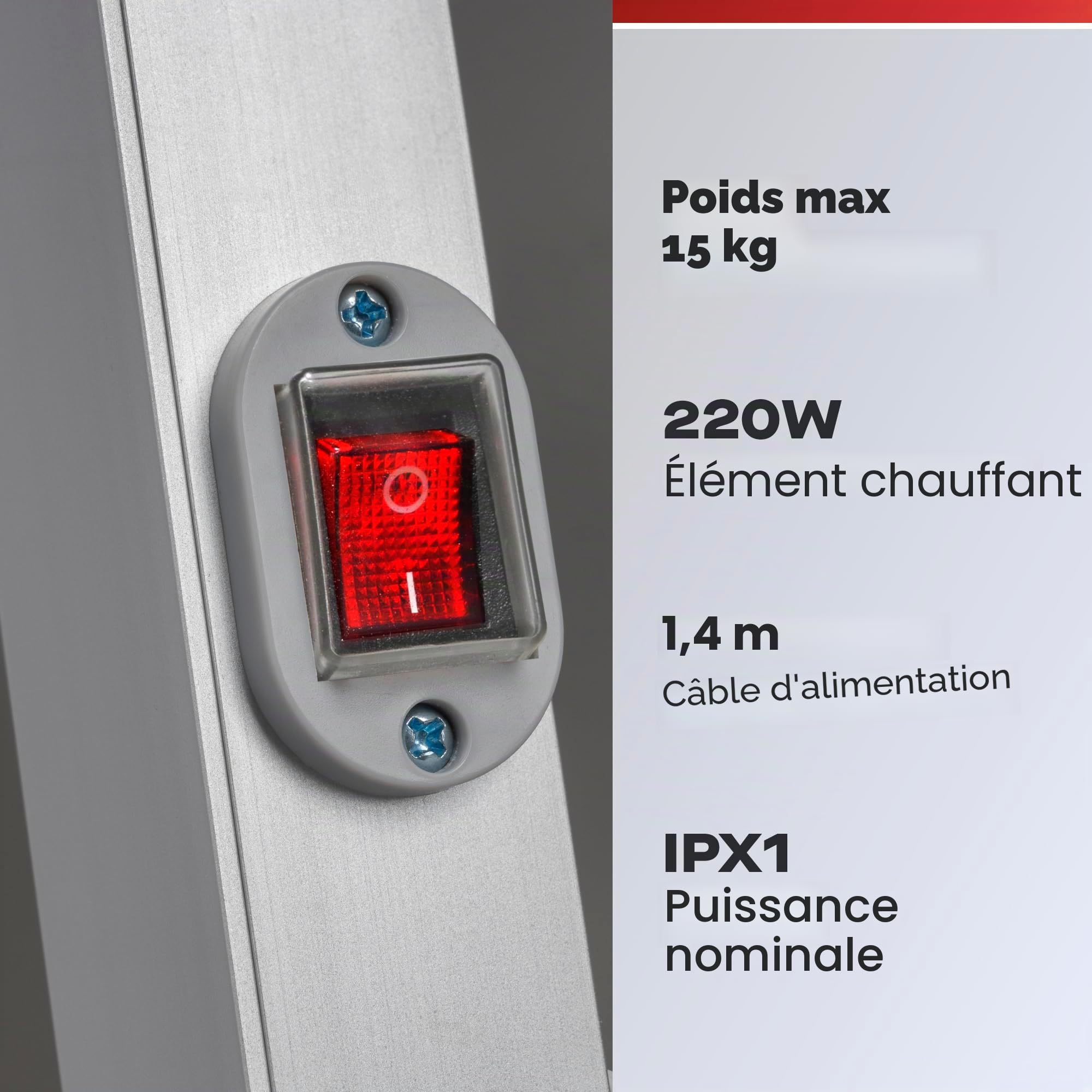 Daewoo Séchoir à Linge Chauffant Pliable à 3 Niveaux avec Housse – Séchoir électrique Compact et Peu encombrant pour Un séchage Rapide et économe en énergie du Linge intérieur