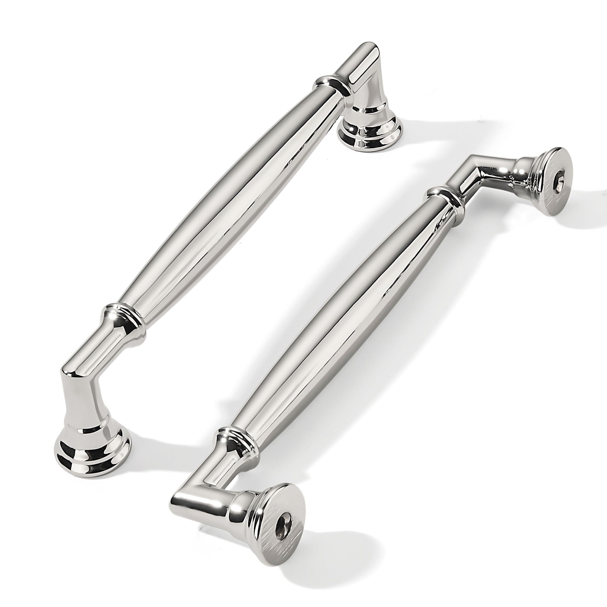AMZ - 80299 Polished Nickel Cabinet Pulls CTC 5 in (128 mm)
