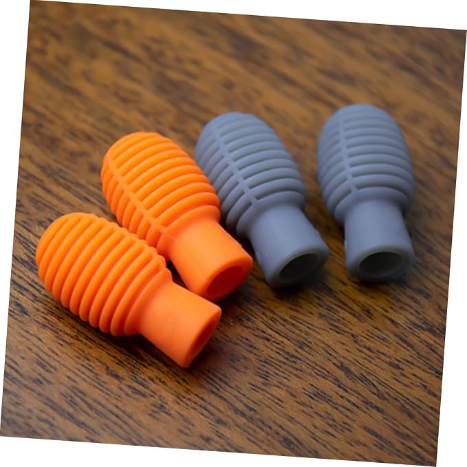 4 piezas puntas silenciadoras de silicón para baquetas miniatura 5