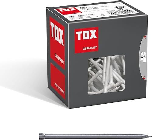 TOX Clavos de alambre 3,1x80 mm con cabeza de recalcado para fijaciones casi inv