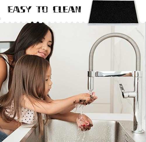 Miniatura 6 de Almohadilla de tinta, almohadilla de tinta lavable de 5 x 4 pulgadas para niños, color negro