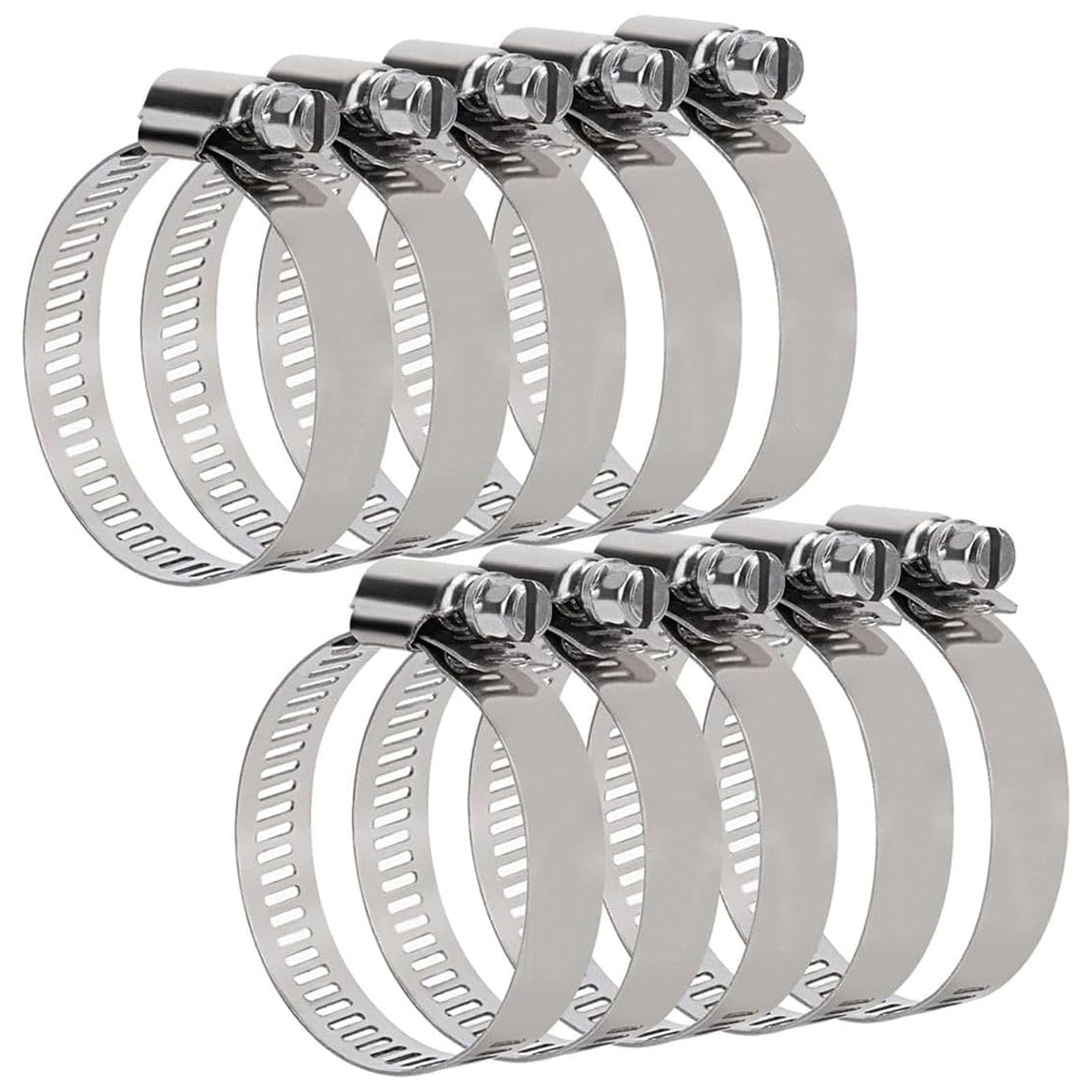 10 Stück Schlauchschellen 91-114 Mm Schlauchklemme Groß Schlauchbinder Edelstahl Schlauchbinder Schlauchschelle 304 Einstellbare Edelstahl Schellen Für Haus Gas Rohr, Wasserrohr, Teich, Garten