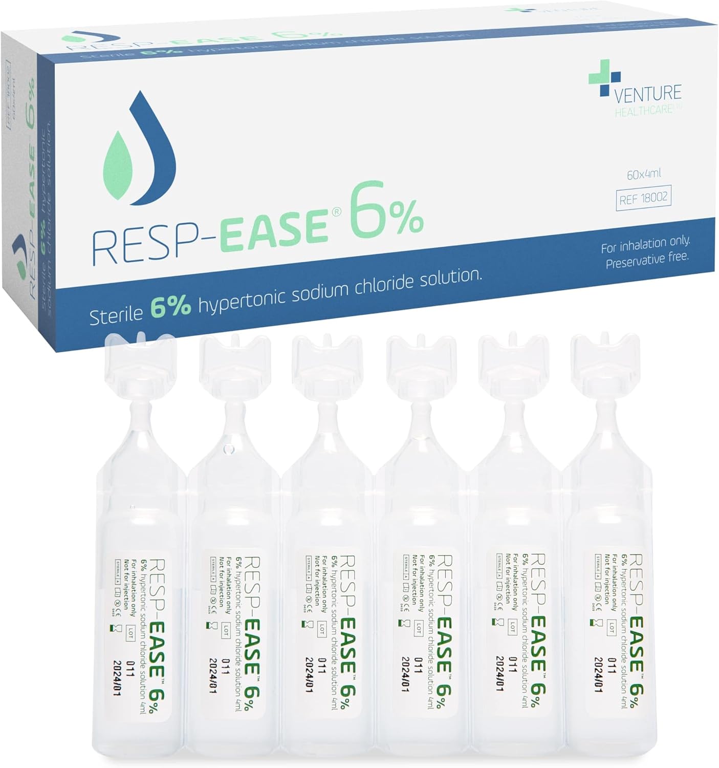 RespEase® 6 Sterile Hypertonic Saline Solution for Inhalation via