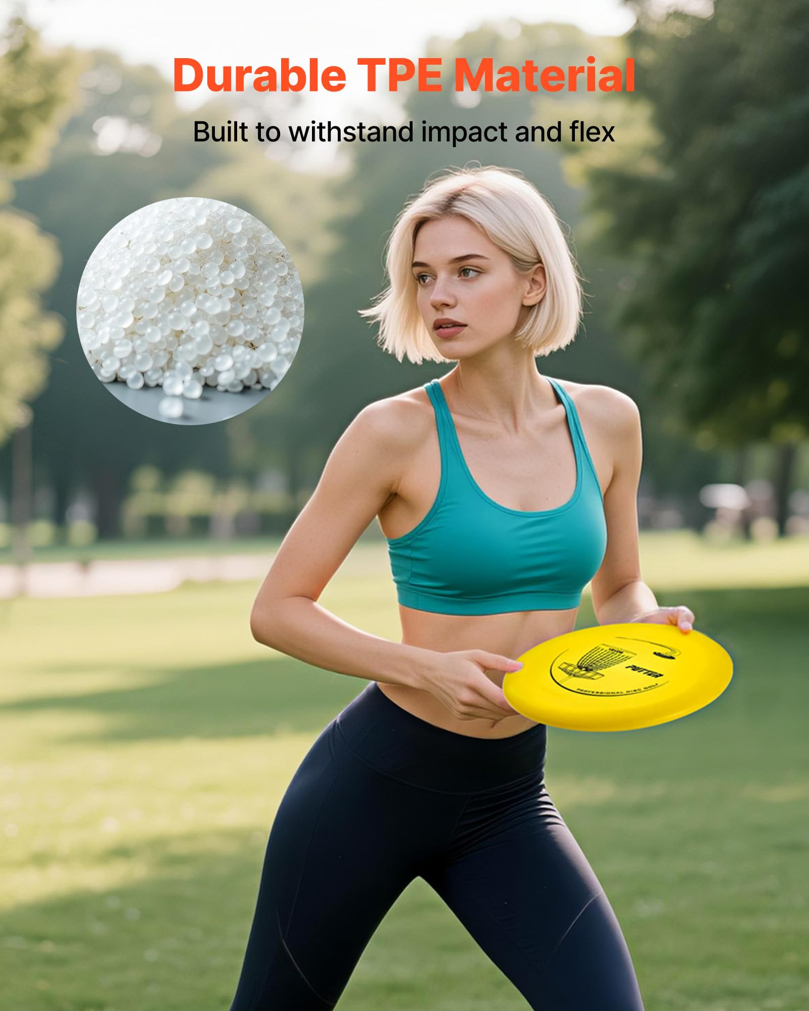 Image secondaire de Kit de Disc Golf VEVOR pour Débutants avec Sac à Dos et 12 Disques