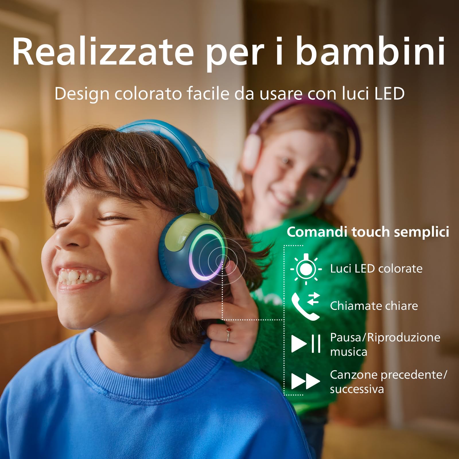 Philips TAK4200CT Serie 4200 Słuchawki dziecięce on-ear bezprzewodowe 45h