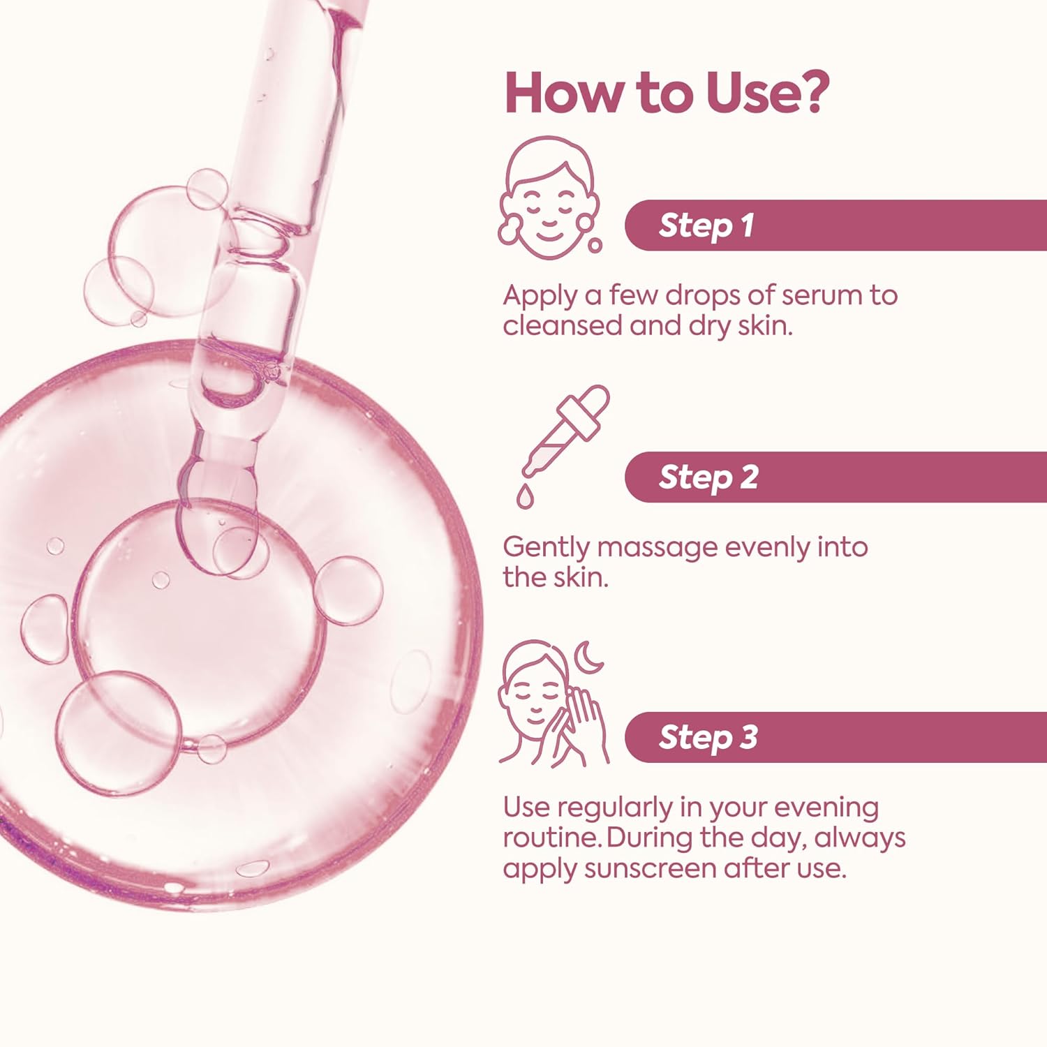 Hydrating Face Serum with Hyaluronic Acid & Ceramides – Barrier Repair Serum for Women with Panthenol & Algae Extract – Anti Aging Moisturizer – 50ml - Image 6