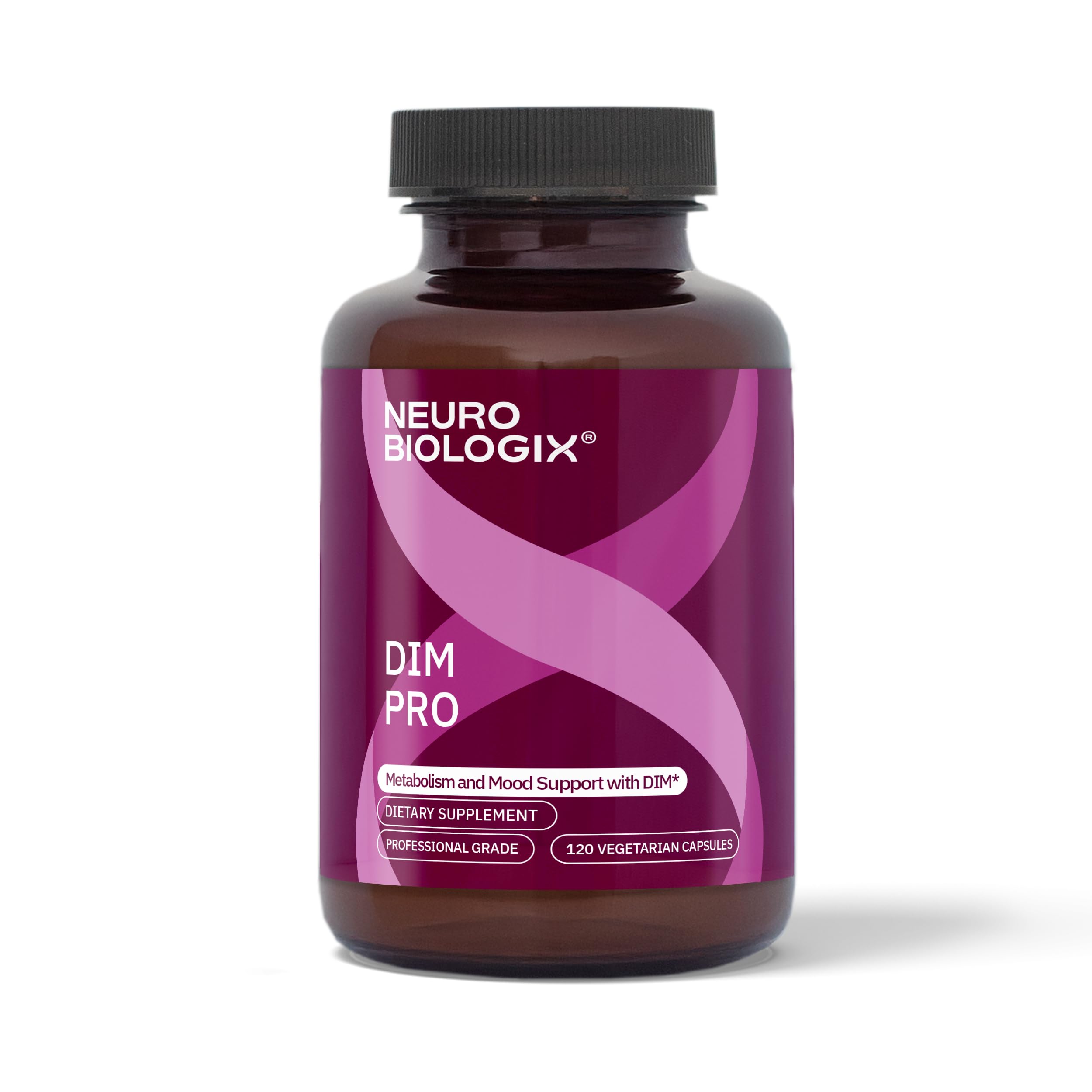 DIM Pro Hormone Support for Men & Women, Plant Based Estrogen Metabolism & Detox Supplement with DIM, Calcium D-Glucarate & BioPerine, Promotes Balance Energy & Daily Wellness, Vegetarian, 60 Capsules