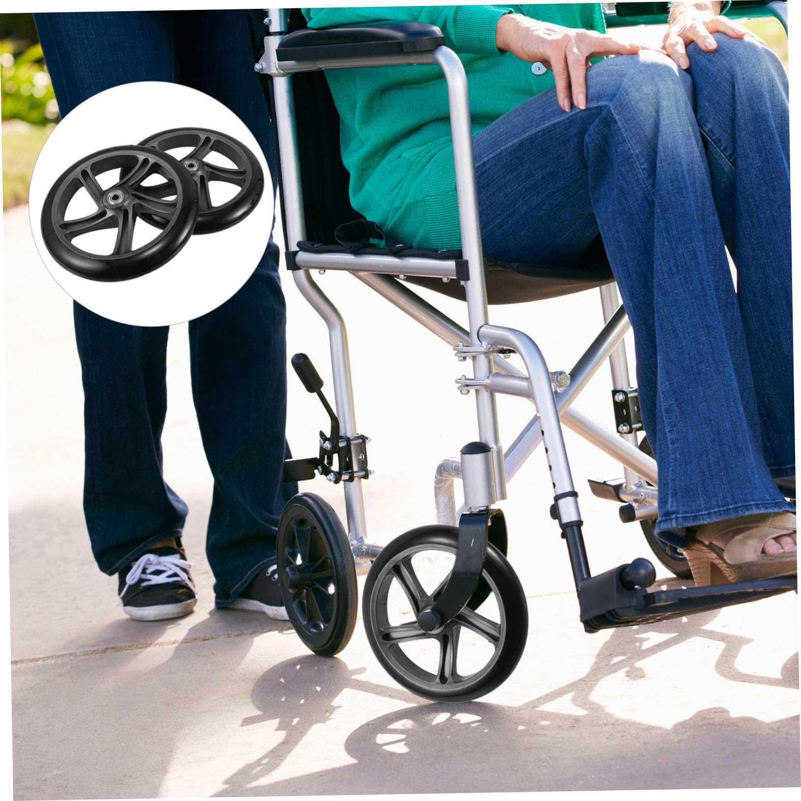 2 Pezzi Accessori Antiscivolo Per Deambulatore Ruote Per Manuali Ruote Antiscivolo Per Deambulatore Accessori Di Ricambio Per Universali Per