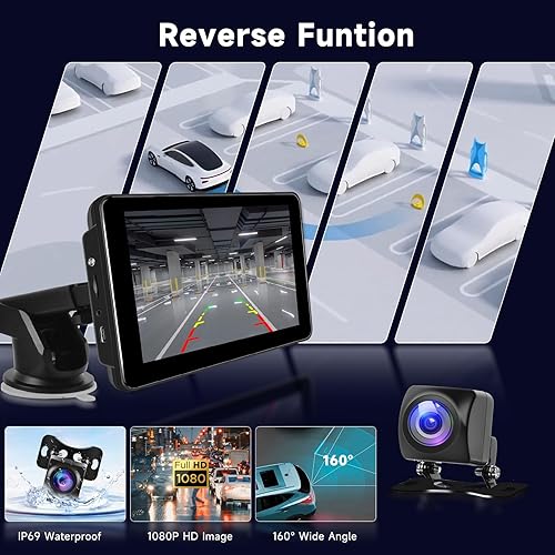 Miniatura 6 de Estéreo inalámbrico para automóvil Apple CarPlay de 7 pulgadas, Android 8 núcleos 2G+32G, radio portátil para automóvil con GPS Wi-Fi, pantalla