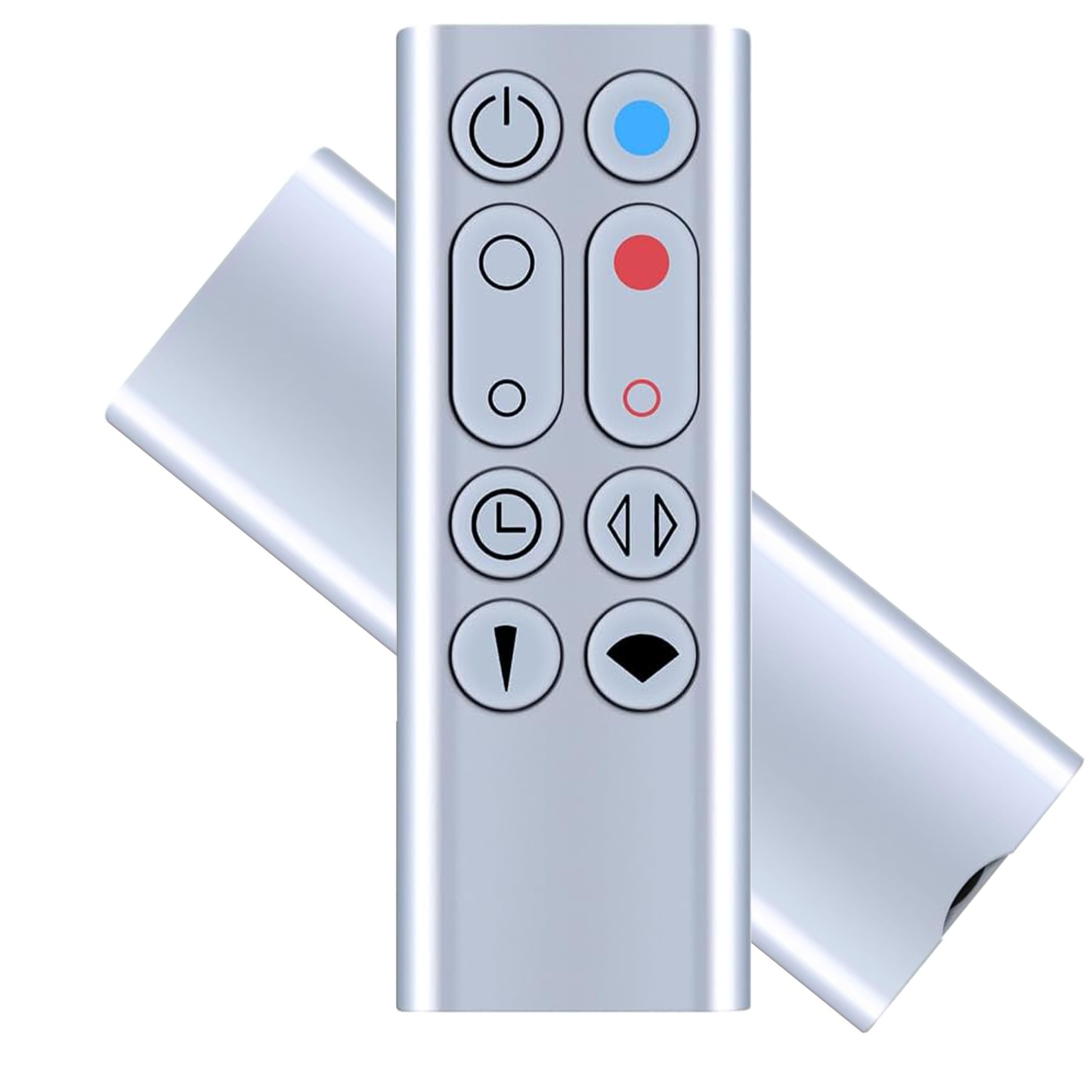 Xxtylo Genuine Remote Control for HP00 HP01 Hot+Cool Fan Air Purifier, Compatible 966538-01，966538-02，966538-04，966538-15，967197-13，967197-14, with Magnetic Function, W/O Battery, Silver