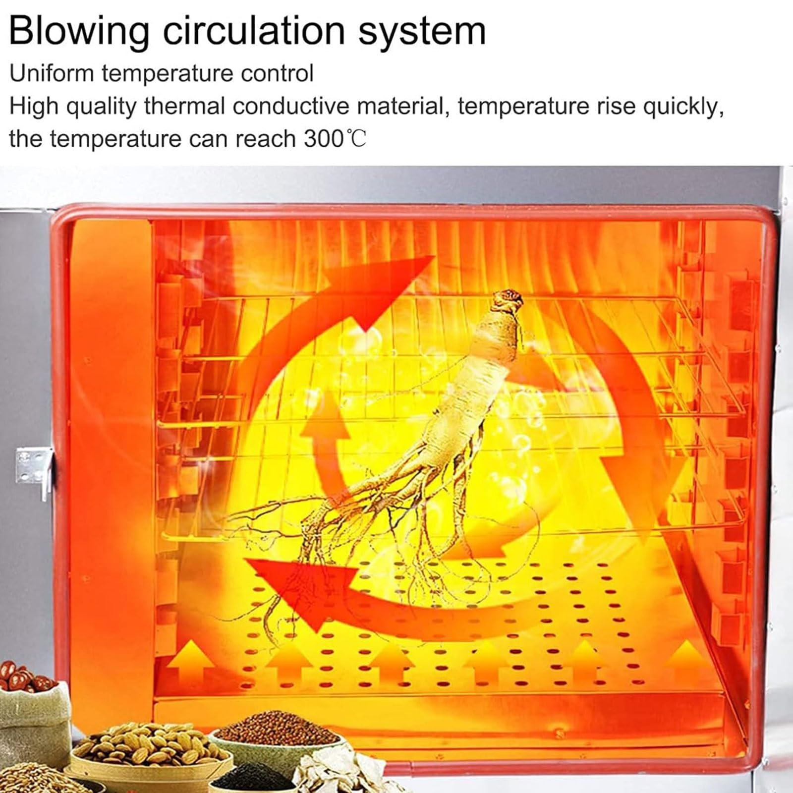 Elektryczny piekarnik o stałej temperaturze, cyfrowy, kompaktowy, stołowy, grawitacyjny piec do suszenia konwekcyjnego o stałej temperaturze, 16 l, termostat i wyświetlacz LED, do laboratoryjnych
