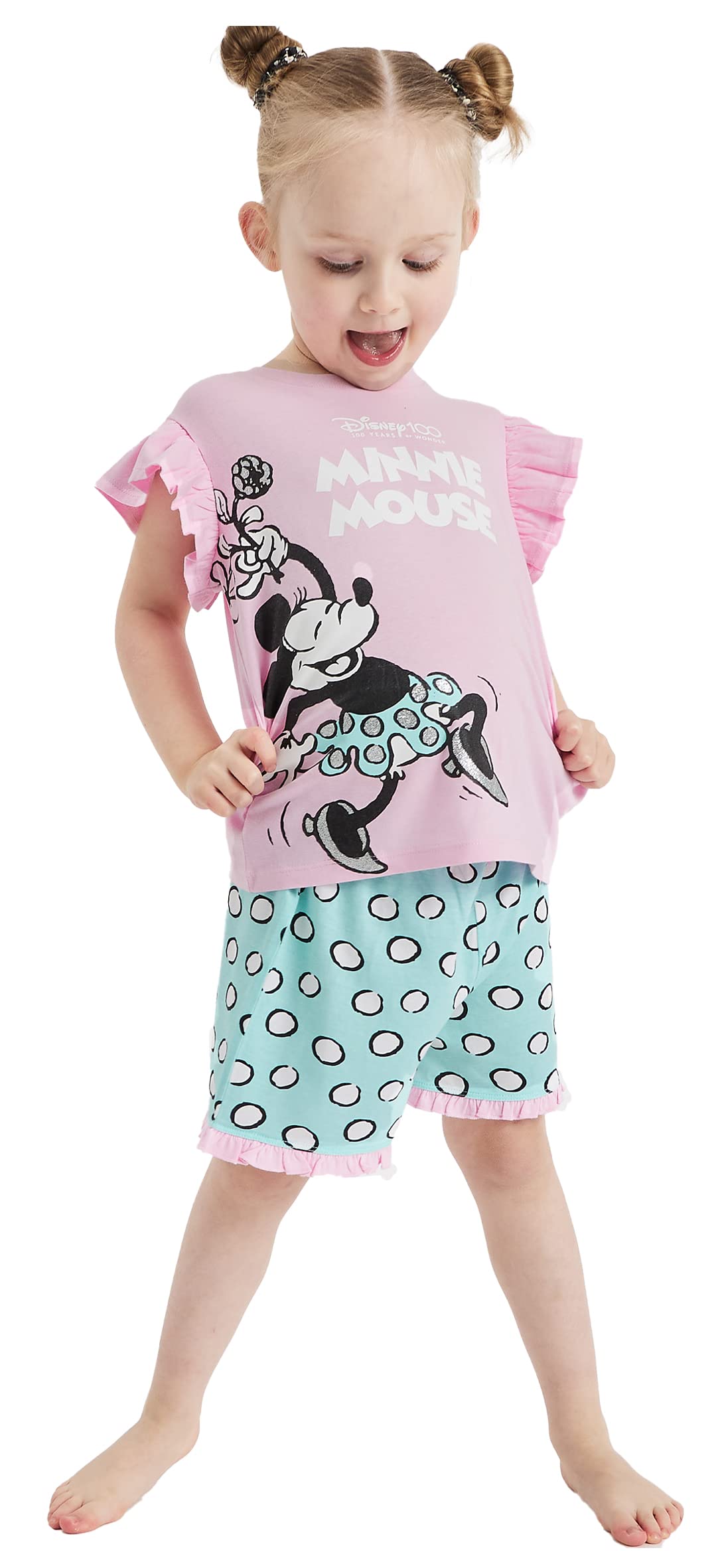 Disney Girls Minnie Mouse Short Pyjamas Character Nightwear (Minnie Mouse, 9-10 Years)