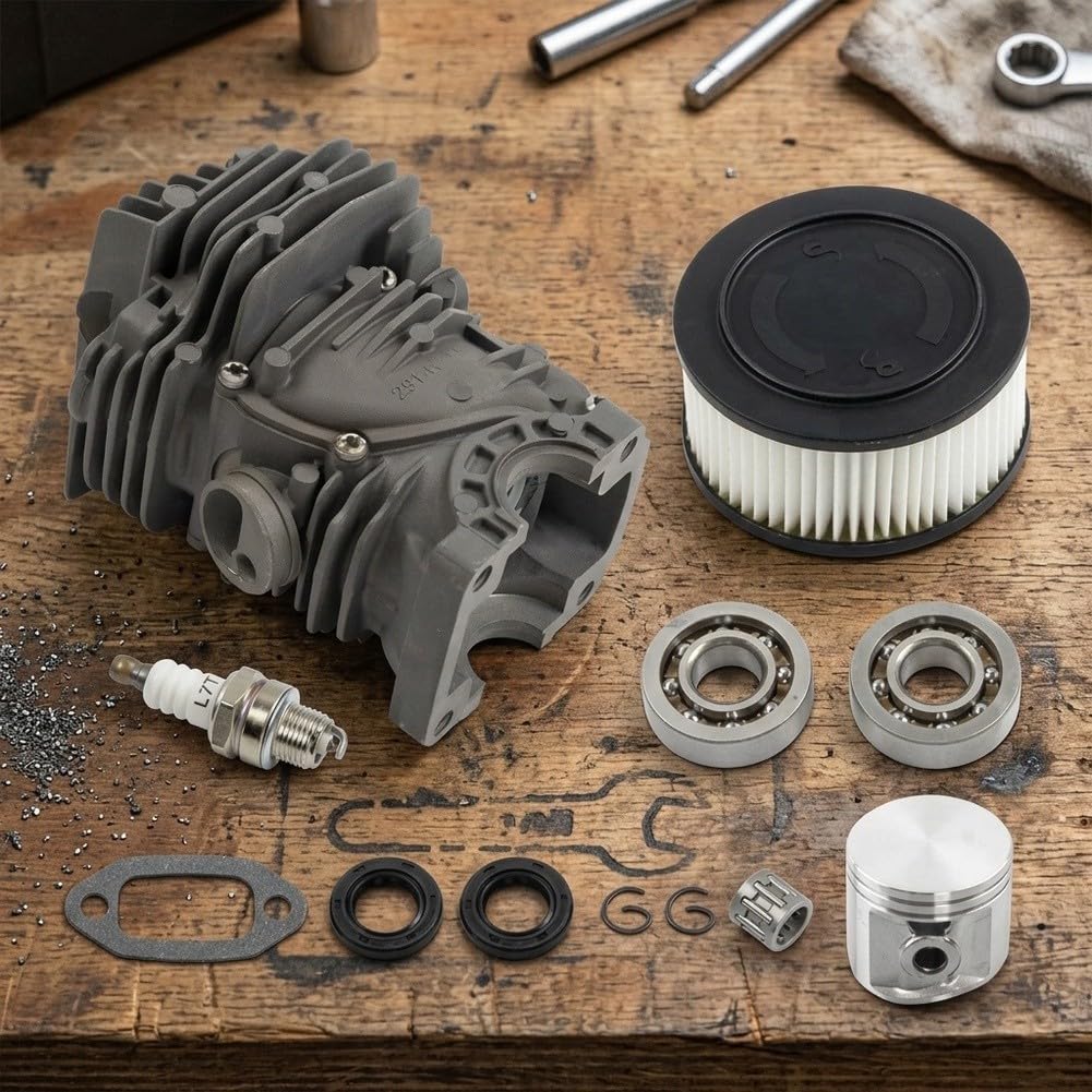 Kit Revisione Motore 47mm per Taglio Legna per professionale