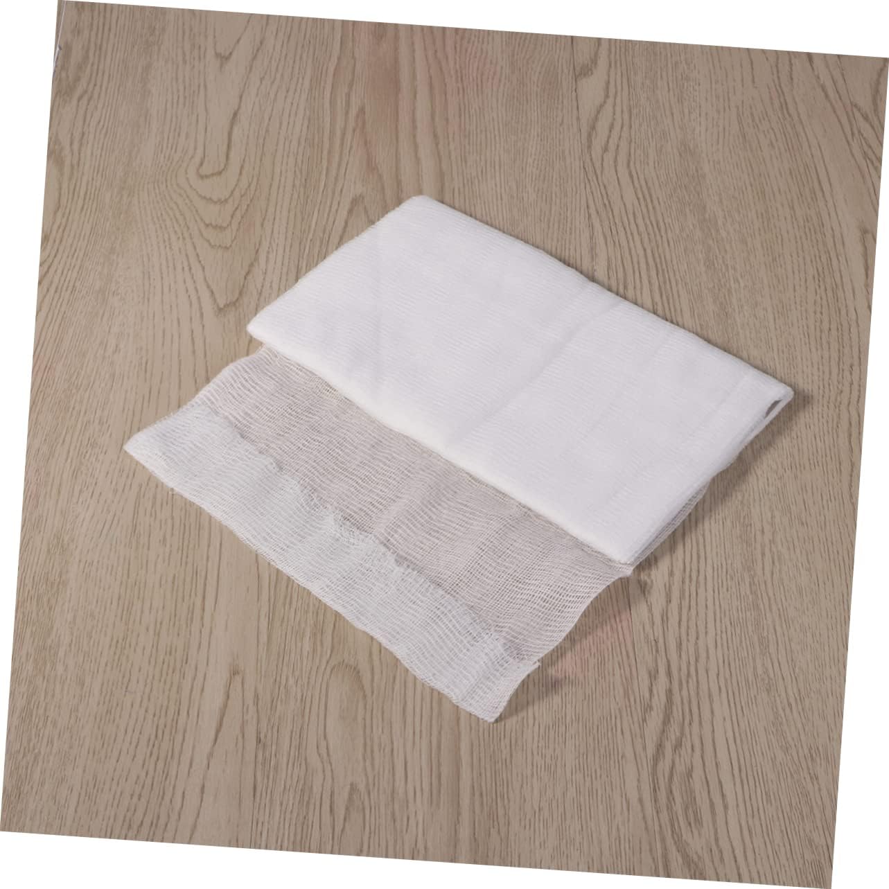ABOOFAN 3pcs Yogurt Straining Cloths Reusable Cheese Making Unbleached Muslin for Cooking Safe
