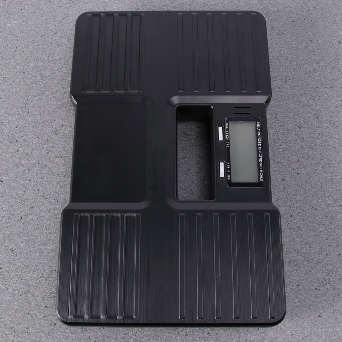 Báscula 150kg Digital de Plástico Negra para Peso Corporal y Equipaje