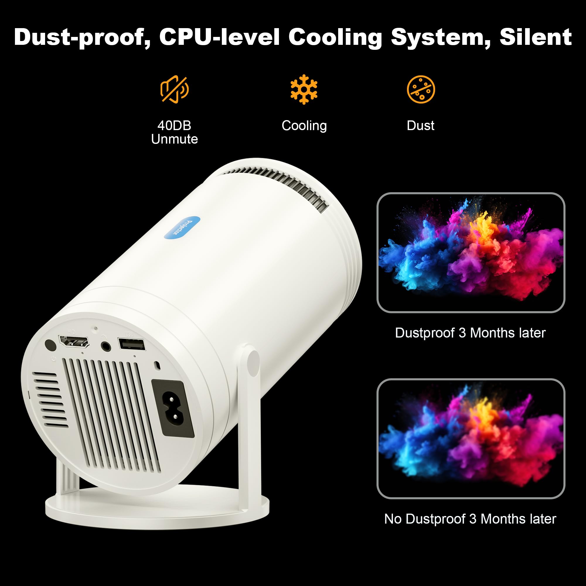 Amazon.com: Mini Projector, Native 1080P Portable Projector with