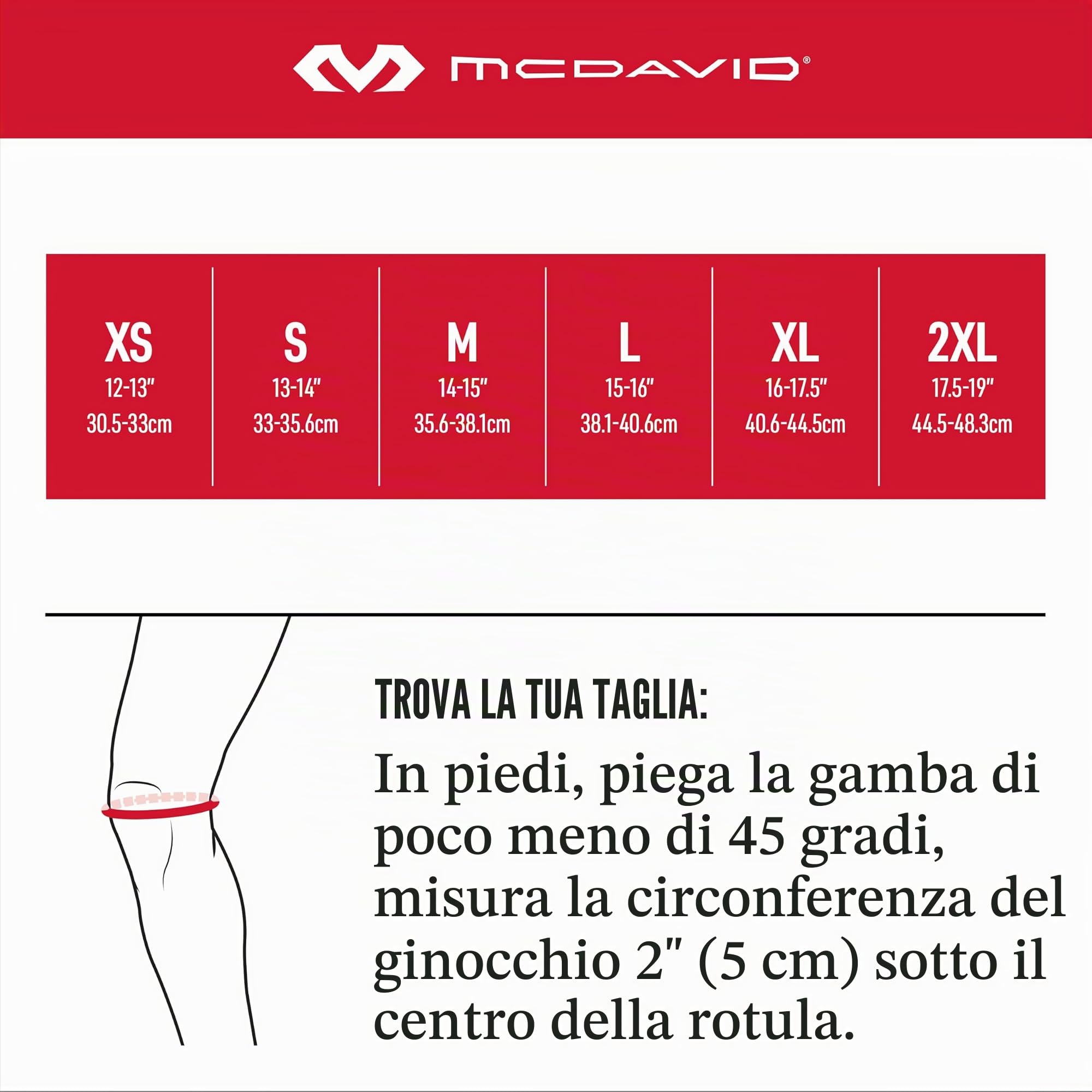 McDavid - Supporto legamenti Ginocchio
