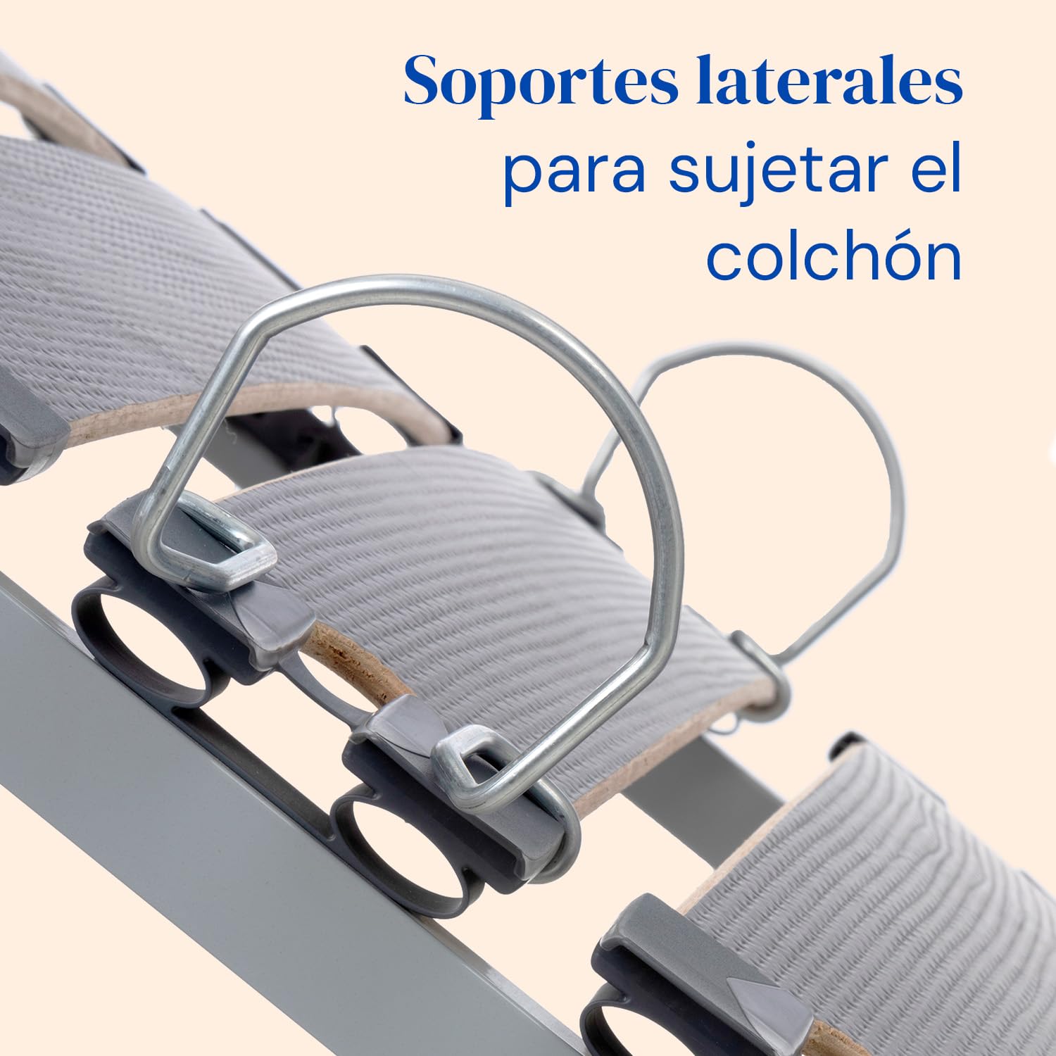 Geriafy – Cama Articulada Doble 180x190 cm | Somier Eléctrico Reforzado con Lamas Anchas de Haya | Ajustable con Mando por Cable