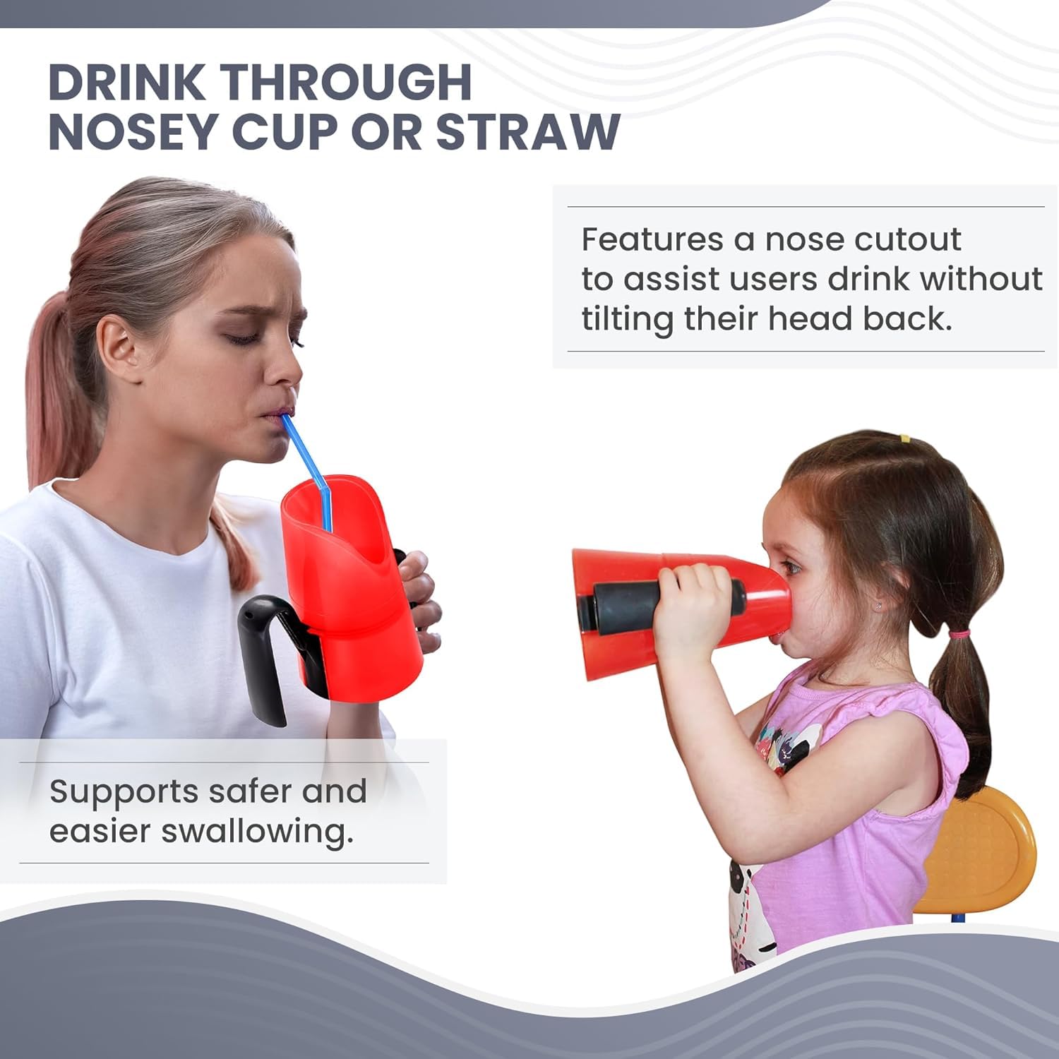 Adjustable Dysphagia Cup by RiJe by RiJe