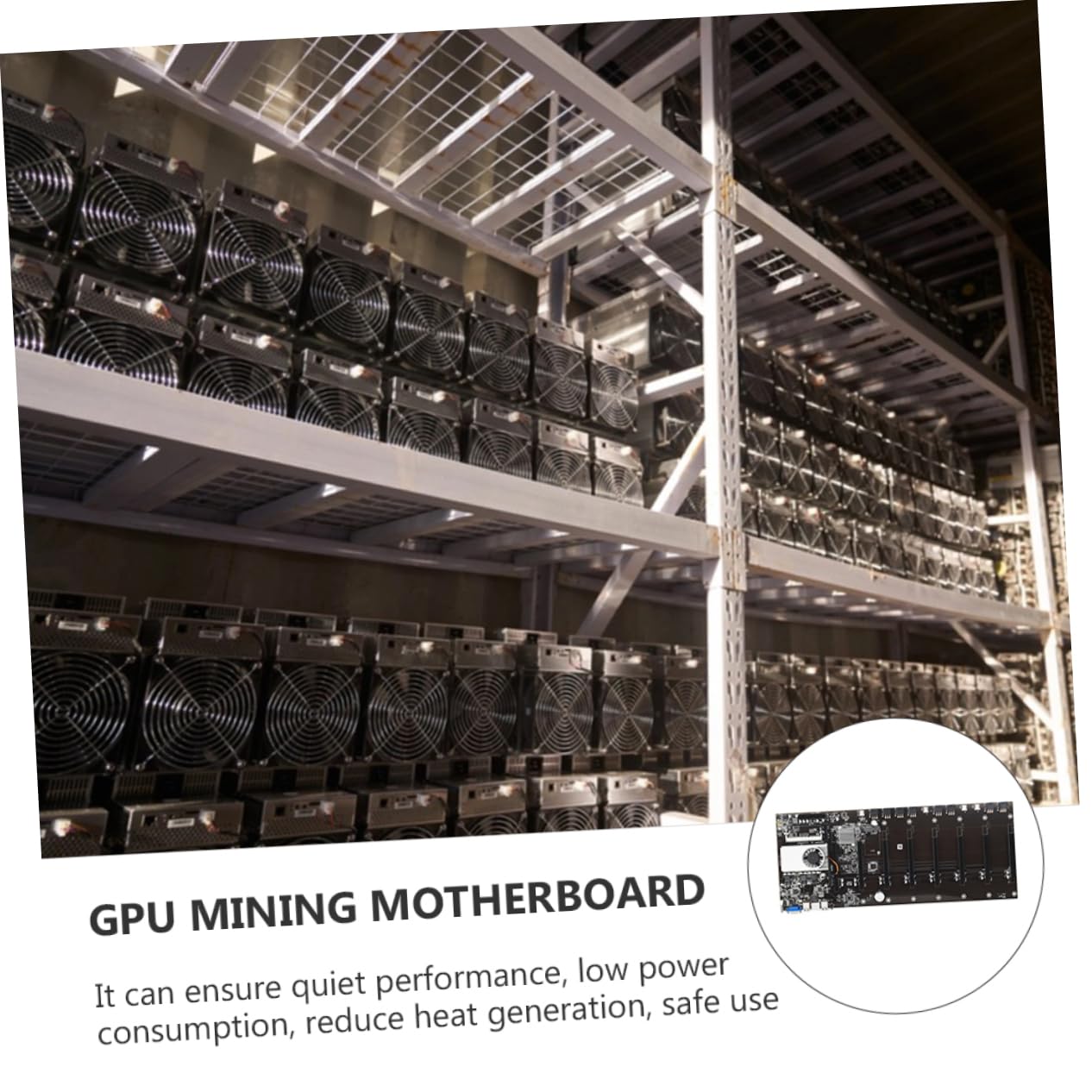 Scheda Madre per Mining Modello T37, Supporto 8 Gpu, Slot Ddr3, 8 Porte Pcie, Vga Integrata per Macchina Mineraria Stabile