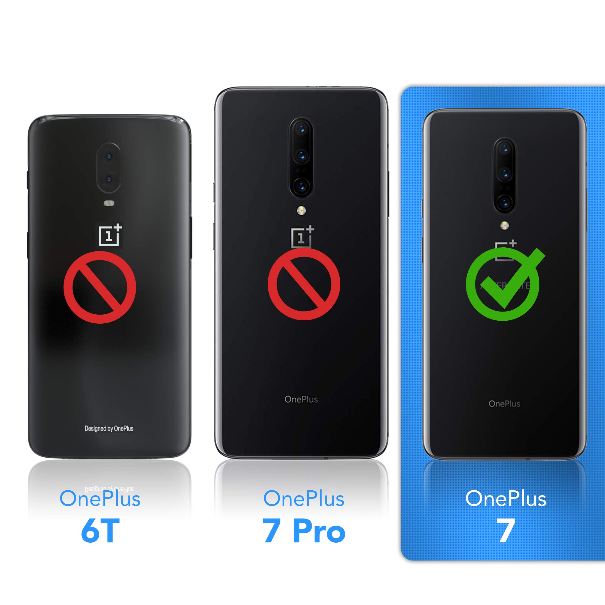 AICEK Durchsichtige Hülle Für OnePlus 7 – Transparente TPU Schutzhülle
