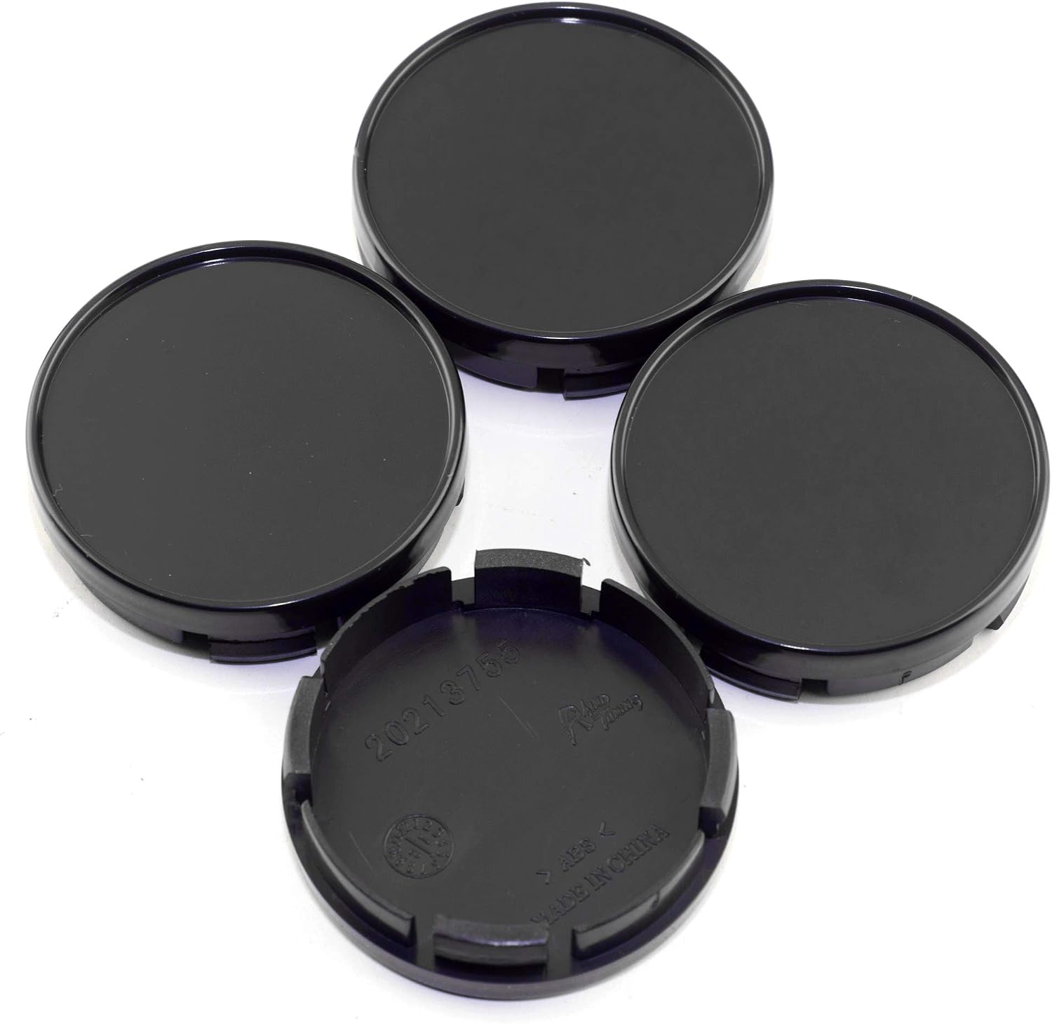 RTrhinotuning 4Pcs 54.5mm Wheel Center Caps for Rim Compatible with 2015-2024 Ford Mustang 2015-2024 Edge 2012-2018 Focus, OD: 2.15" (54.5 mm) ID: 2.01" (51 mm) Black Hub Covers