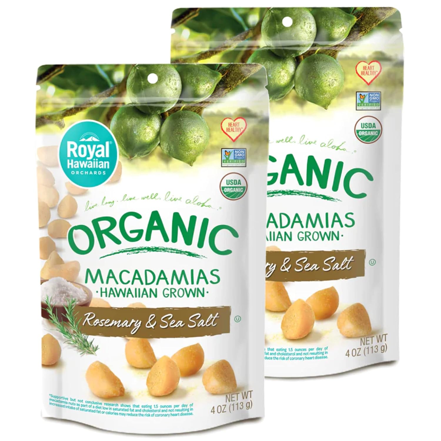 Royal Hawaiian Orchards Organic Rosemary & Sea Salt