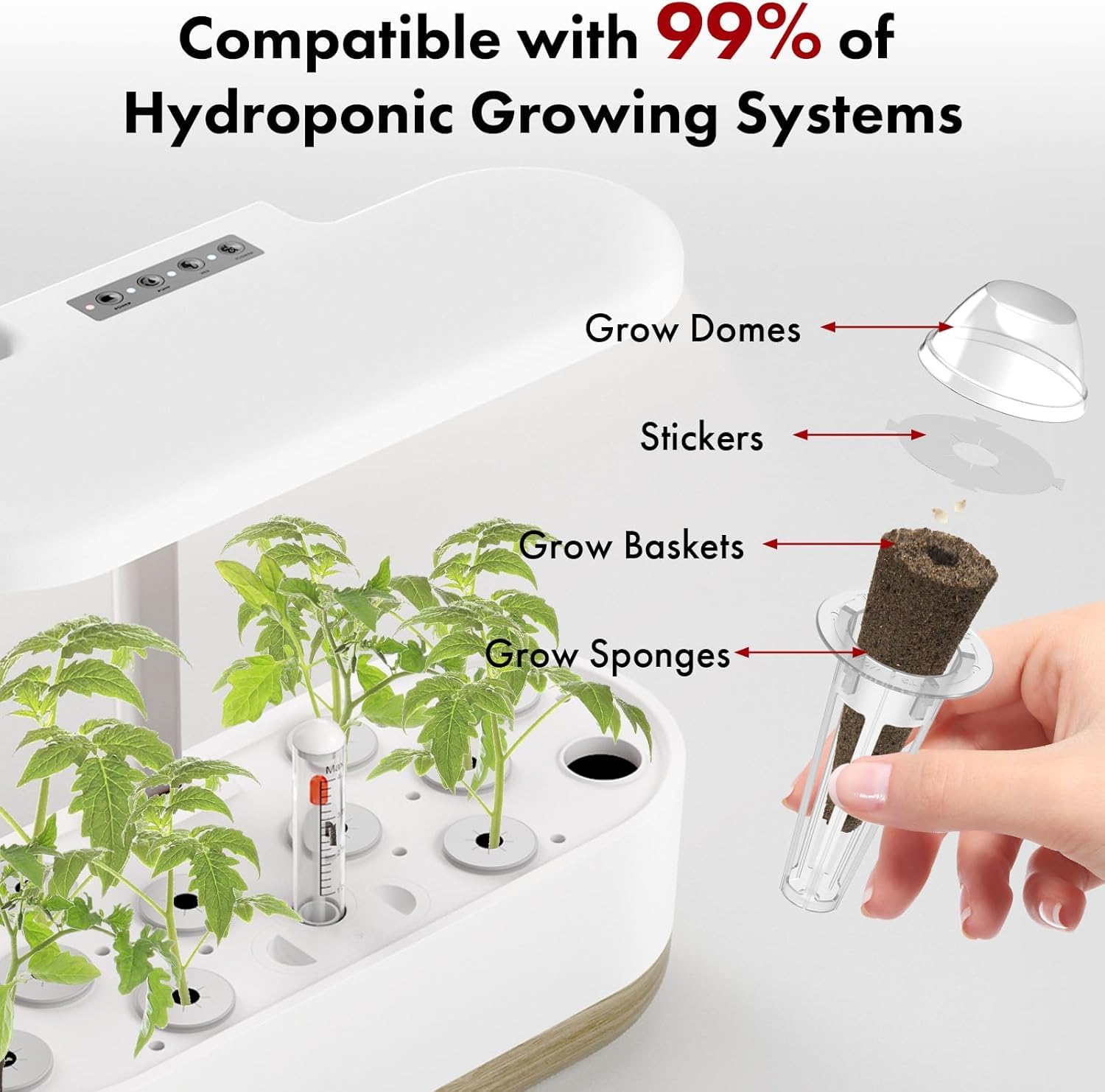 Kit de capsules de graines de légumes compatible avec le système de culture hydroponique AeroGarden
