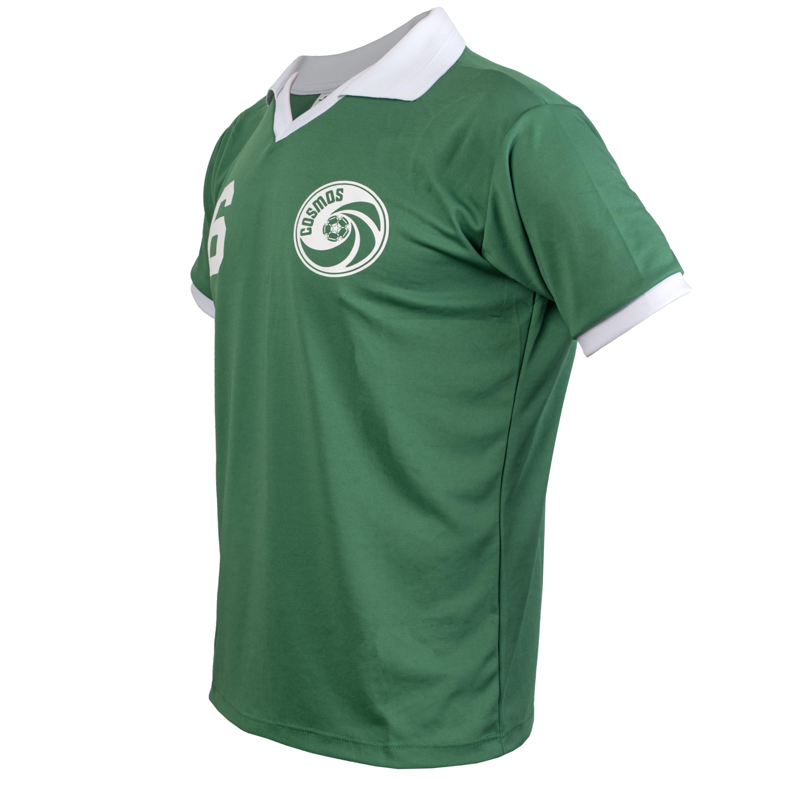 JL Sport Franz Beckenbauer Retro NY Cosmos USA Football League - Camiseta número 6 para niños, color verde