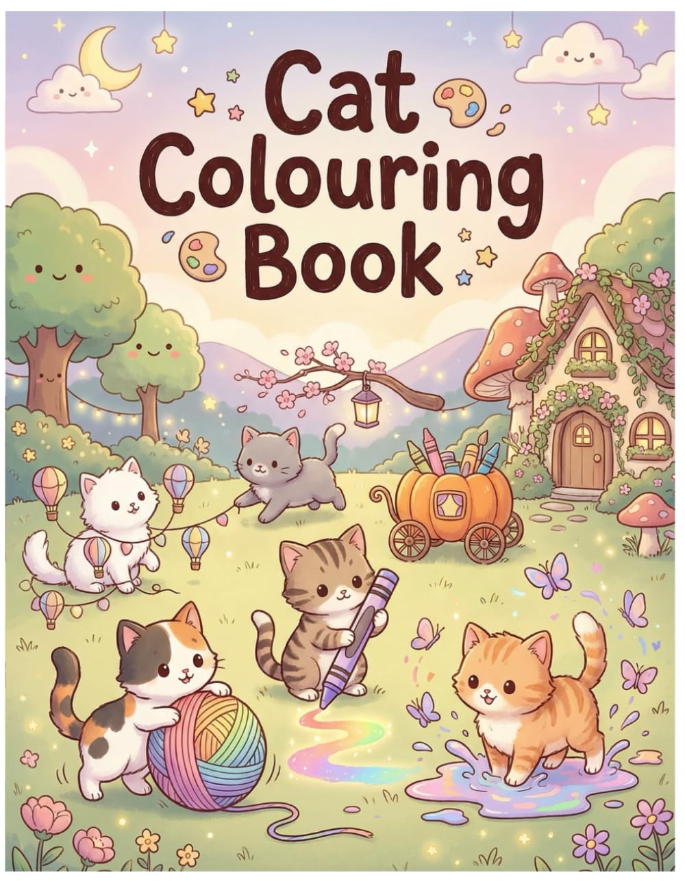 My First Cat Colouring Book: Simple, Cute & Fun Kitten Pages