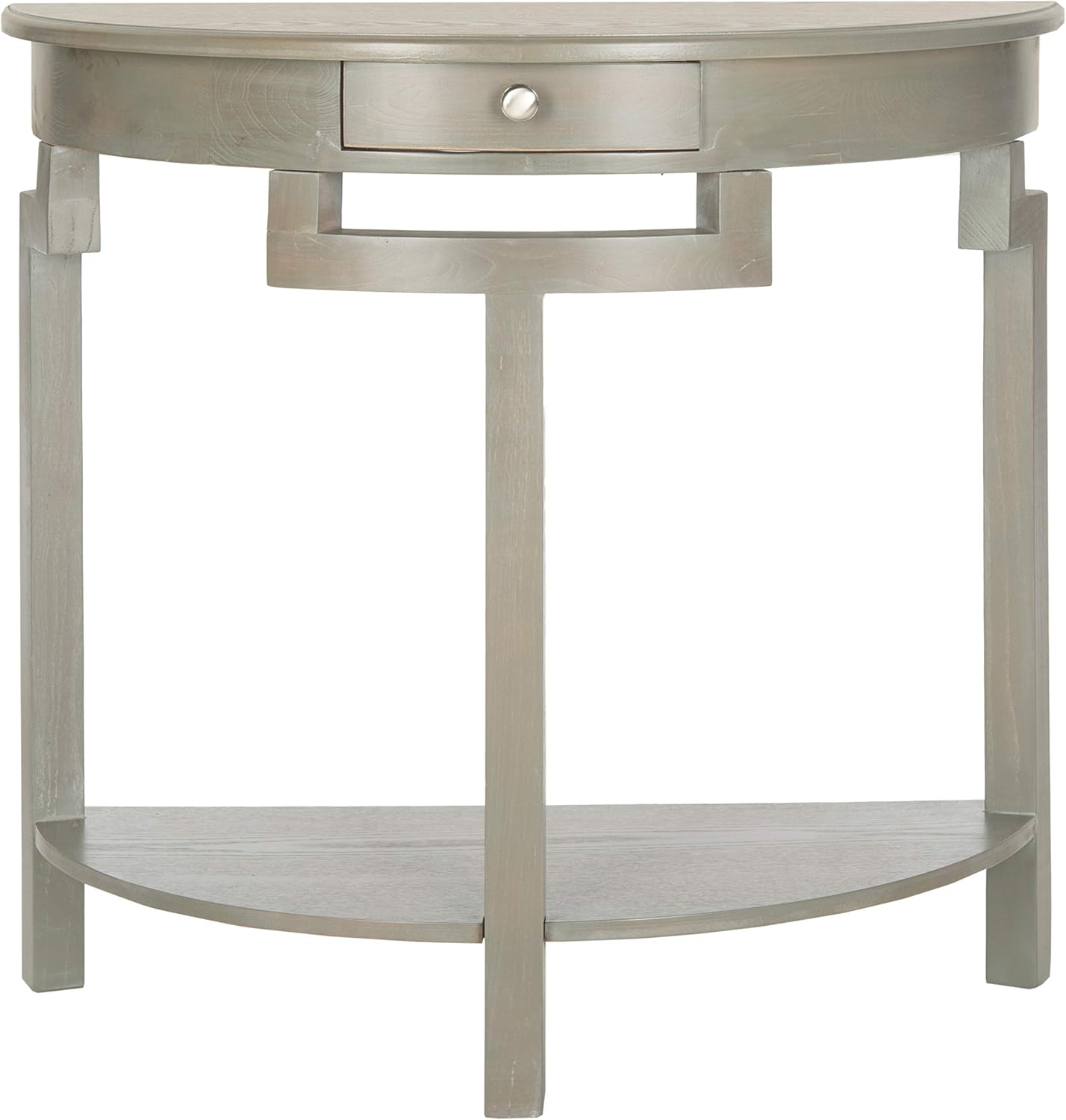 SAFAVIEH Home Collection Liana Ash Grey 1-Drawer Console Table