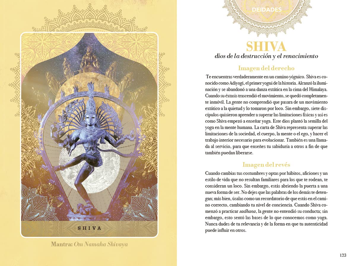El camino del yoga: Libro y 54 cartas oráculo