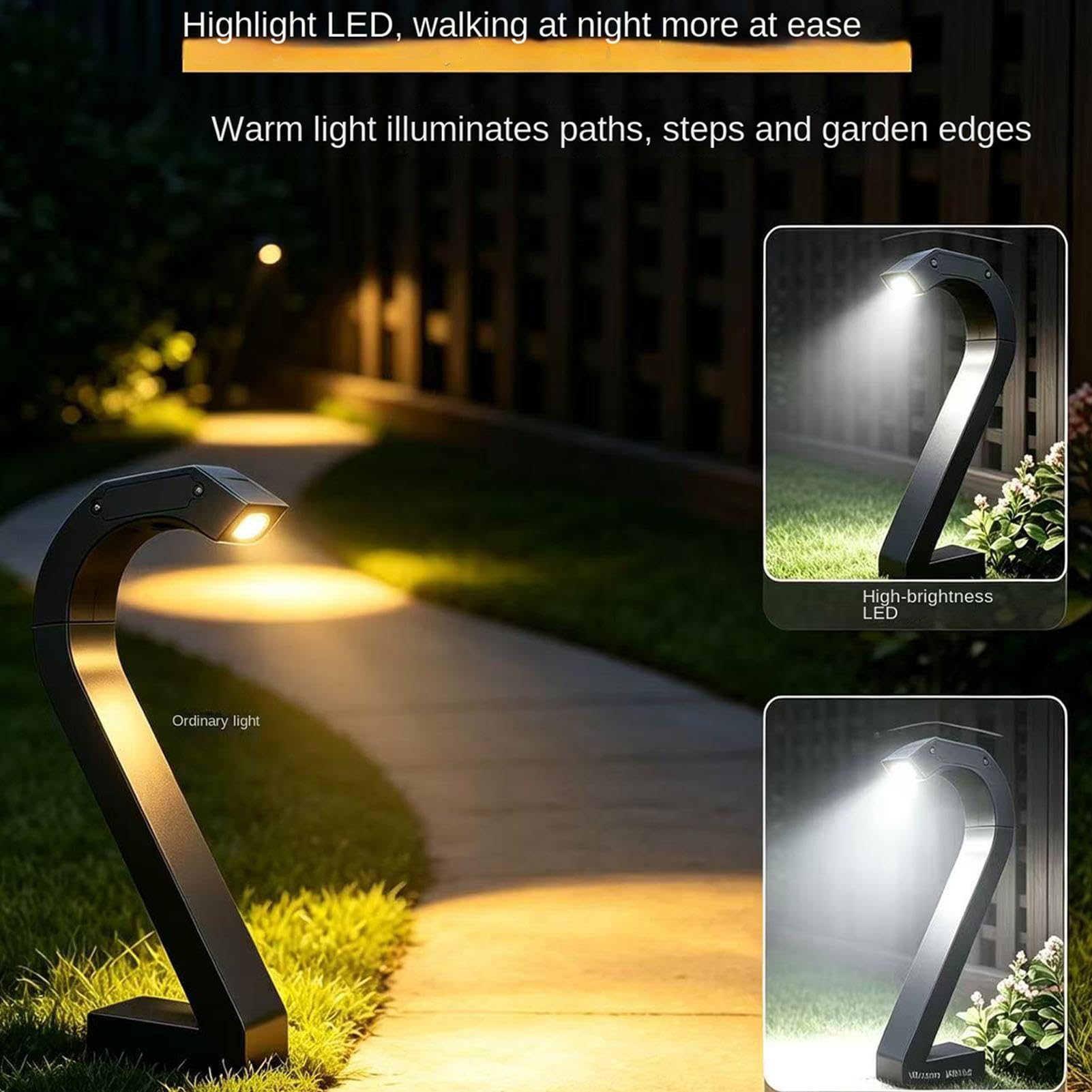 Lampes solaires extérieures pour Projecteur Sur Piquet Étanche Moderne 2
