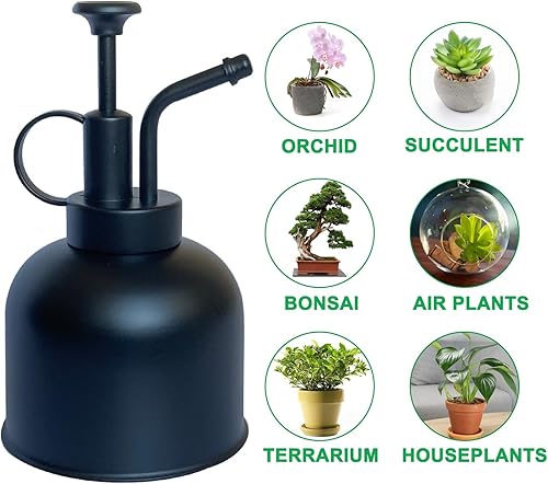 Miniatura 6 de Pulverizador de plantas de acero inoxidable, regadera pequeña, herramienta de jardinería moderna para plantas en macetas de interior